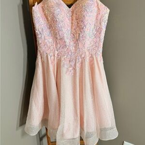 Tiffany & Co. Iridescent Blush Sequin Dress- Formal Dress